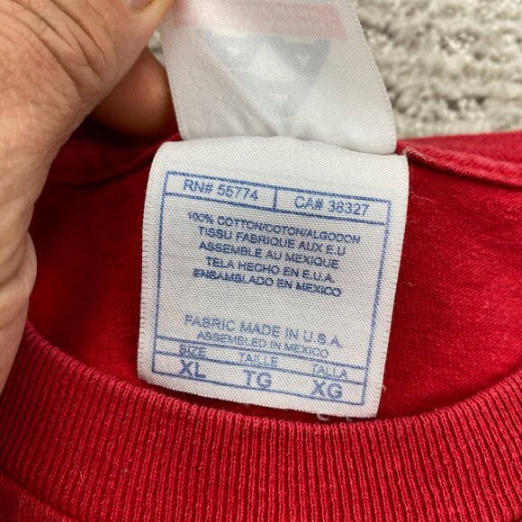 Vintage Che Guevarra T-Shirt Men Extra Large XL Red Viva La Revolution Respected - Picture 5 of 9